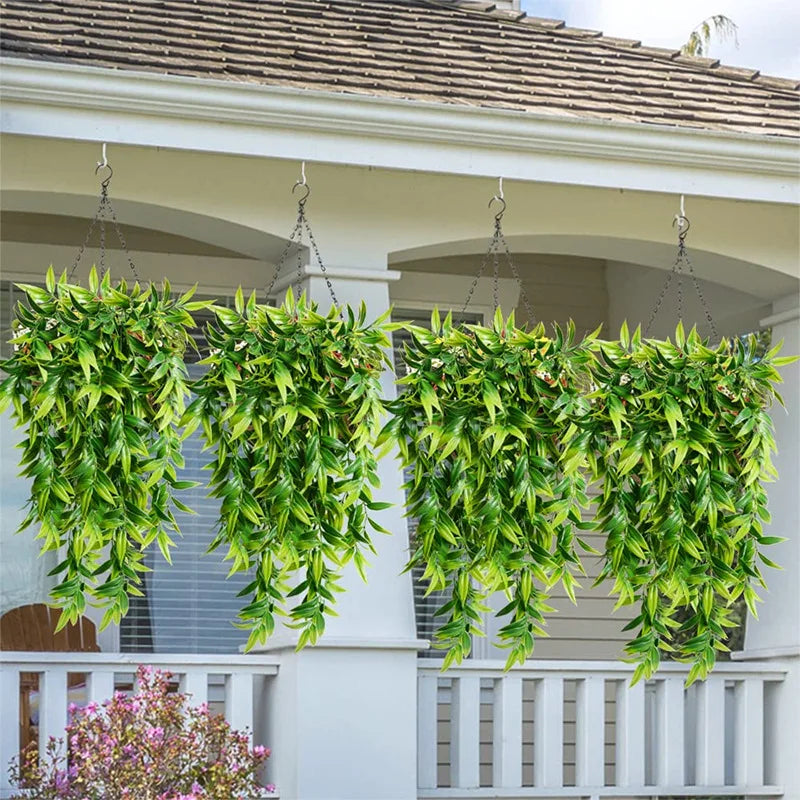 Feuilles de Bambou Artificielles Tombantes 80cm