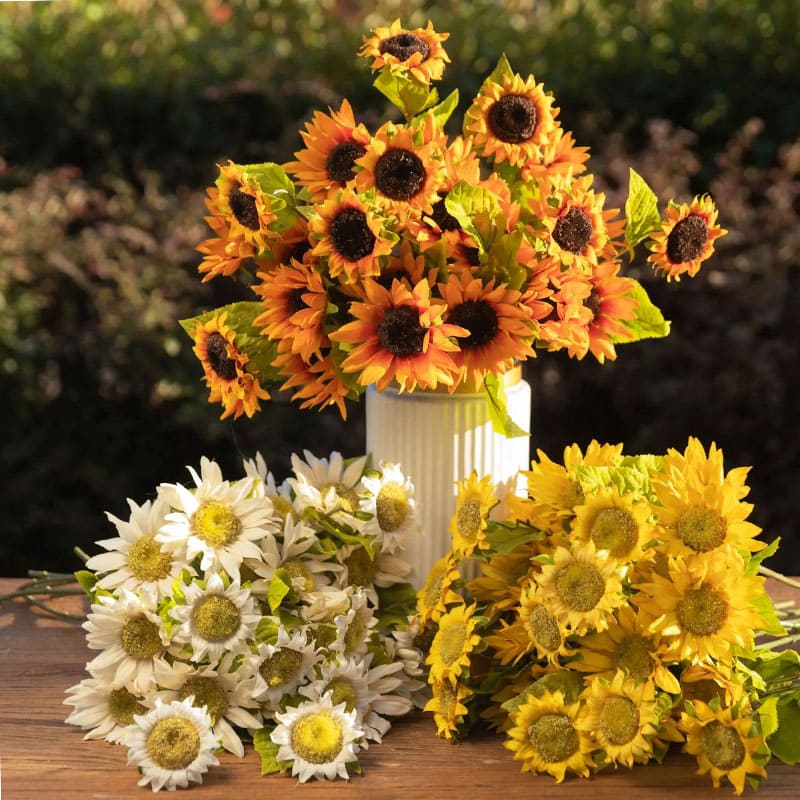 Tournesol Artificiel Jaune 60cm