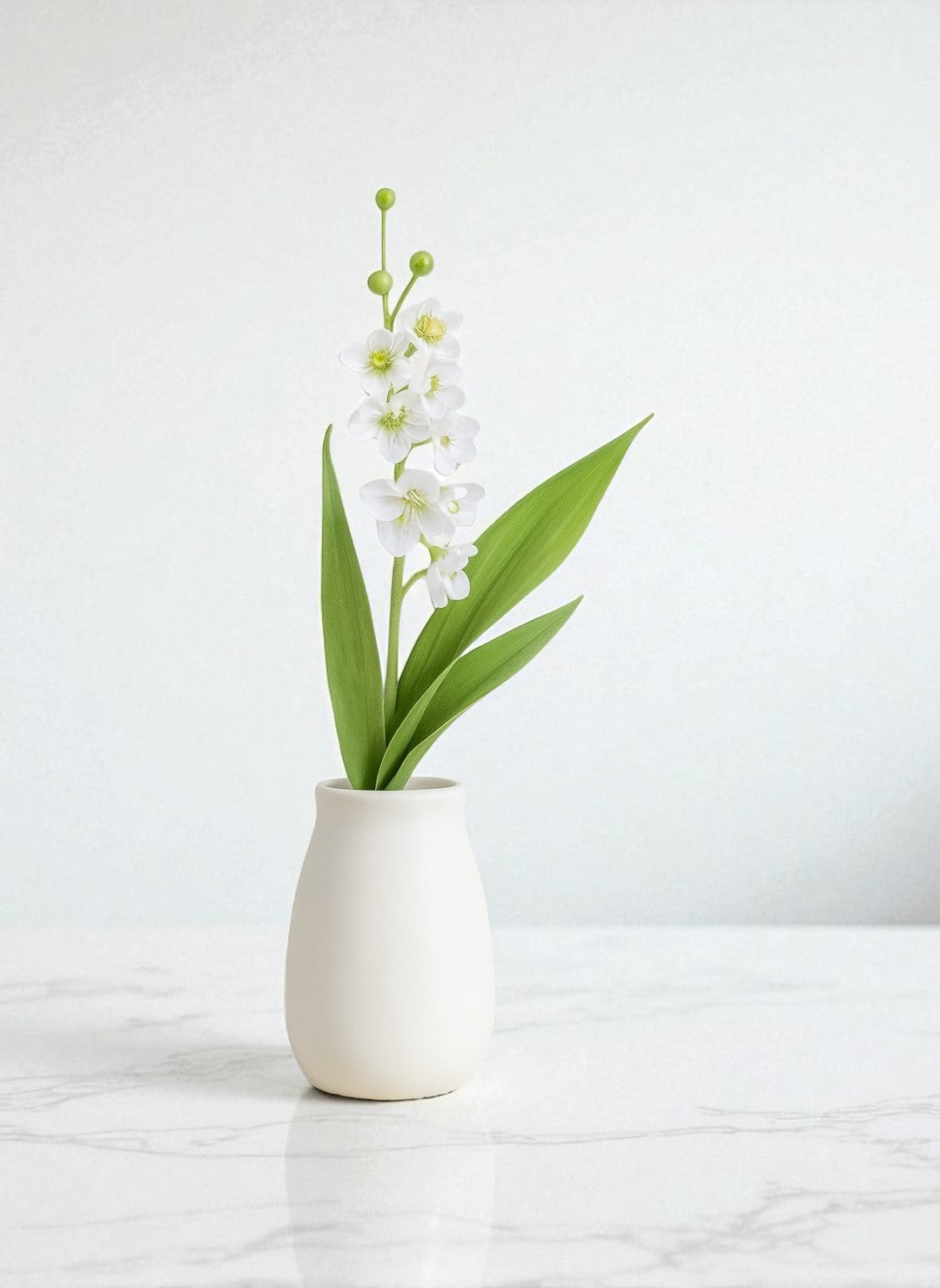 Brin de Muguet Artificiel en Tissu