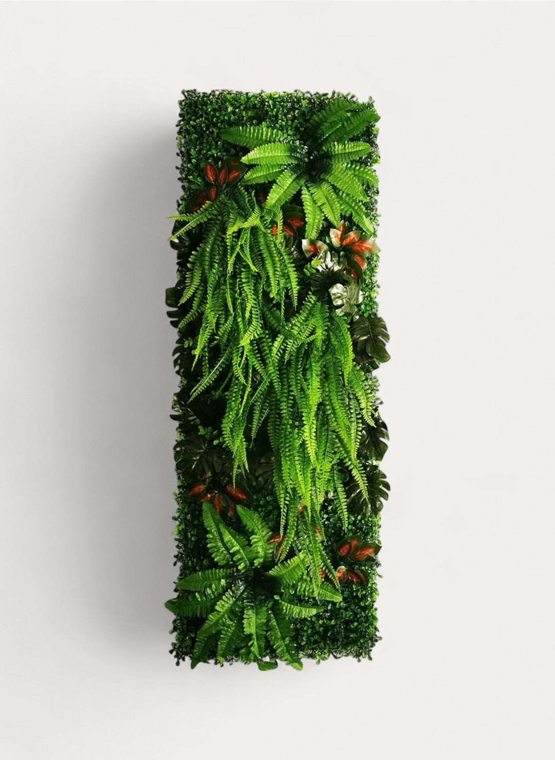 Faux Mur Végétal Artificiel avec Fleurs