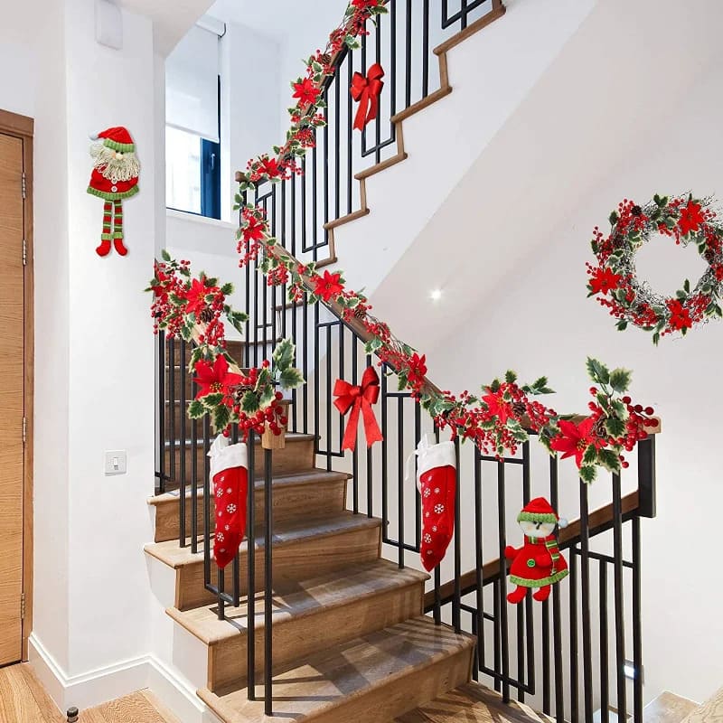 Étoile de Noël en Fleur Rouge