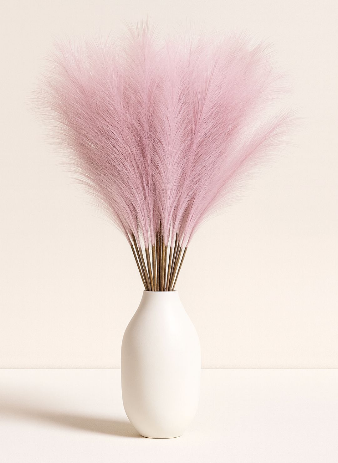 Grande Pampa Artificielle Rose 100cm