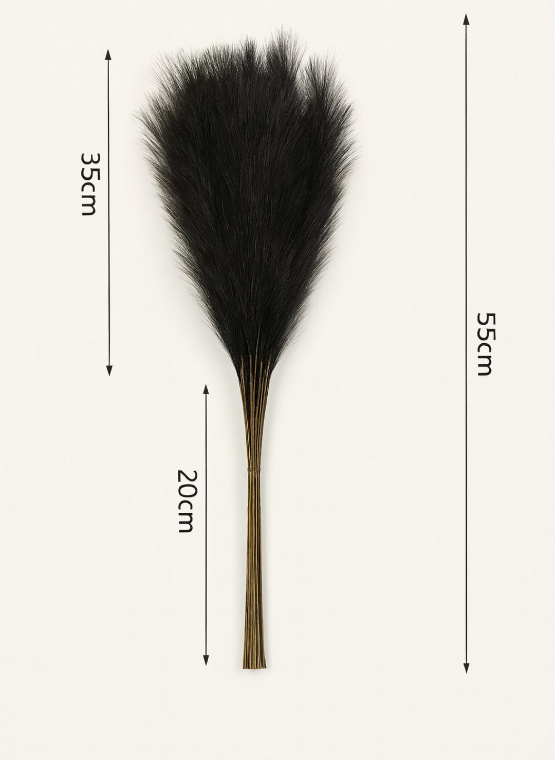 Pampa Artificiel Noir 55cm
