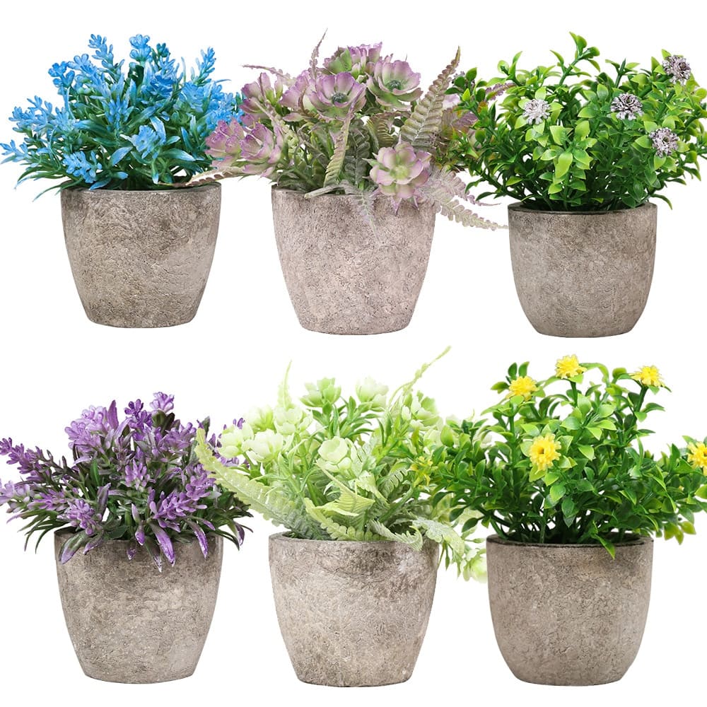 Mini Bouquet de Fleurs Artificielles en Soie