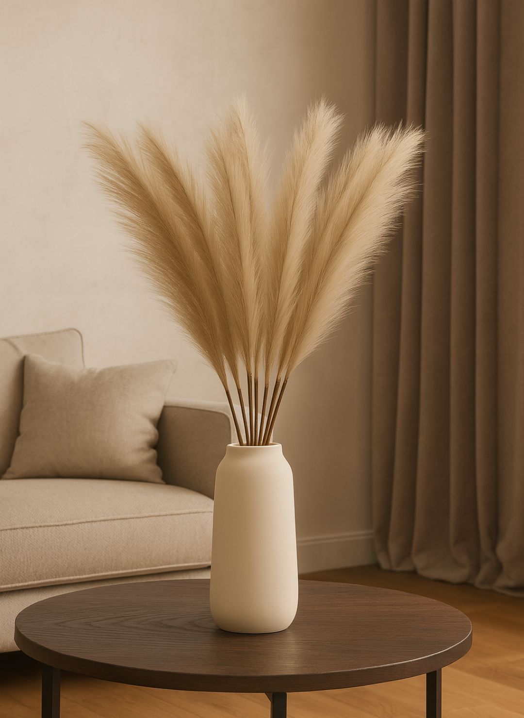 Grandes Fleurs de Pampa Artificielle 100cm