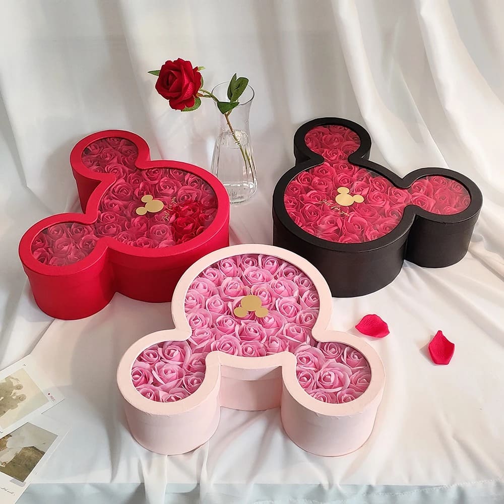 Boîte de Roses Éternelles en Éternium
