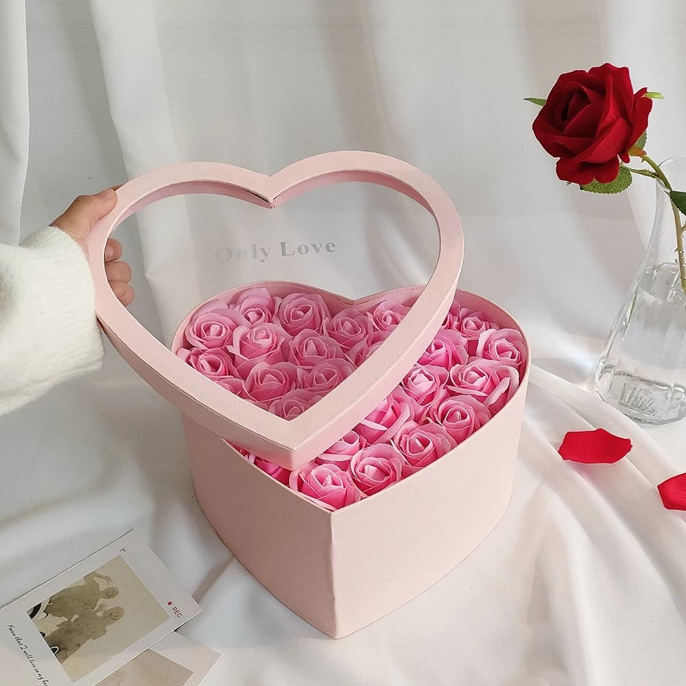 Boîte de Roses Éternelles en Éternium