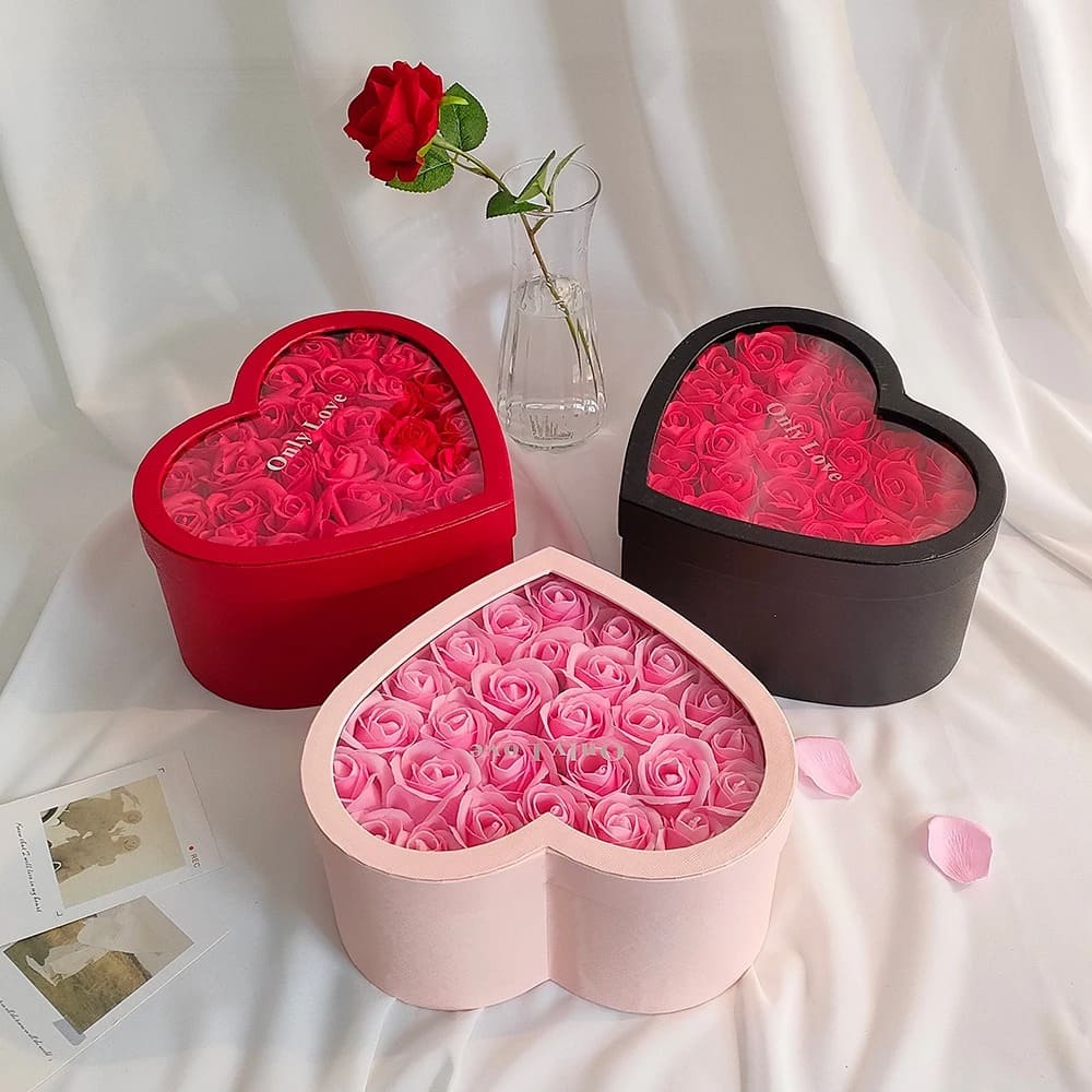 Boîte de Roses Éternelles en Éternium