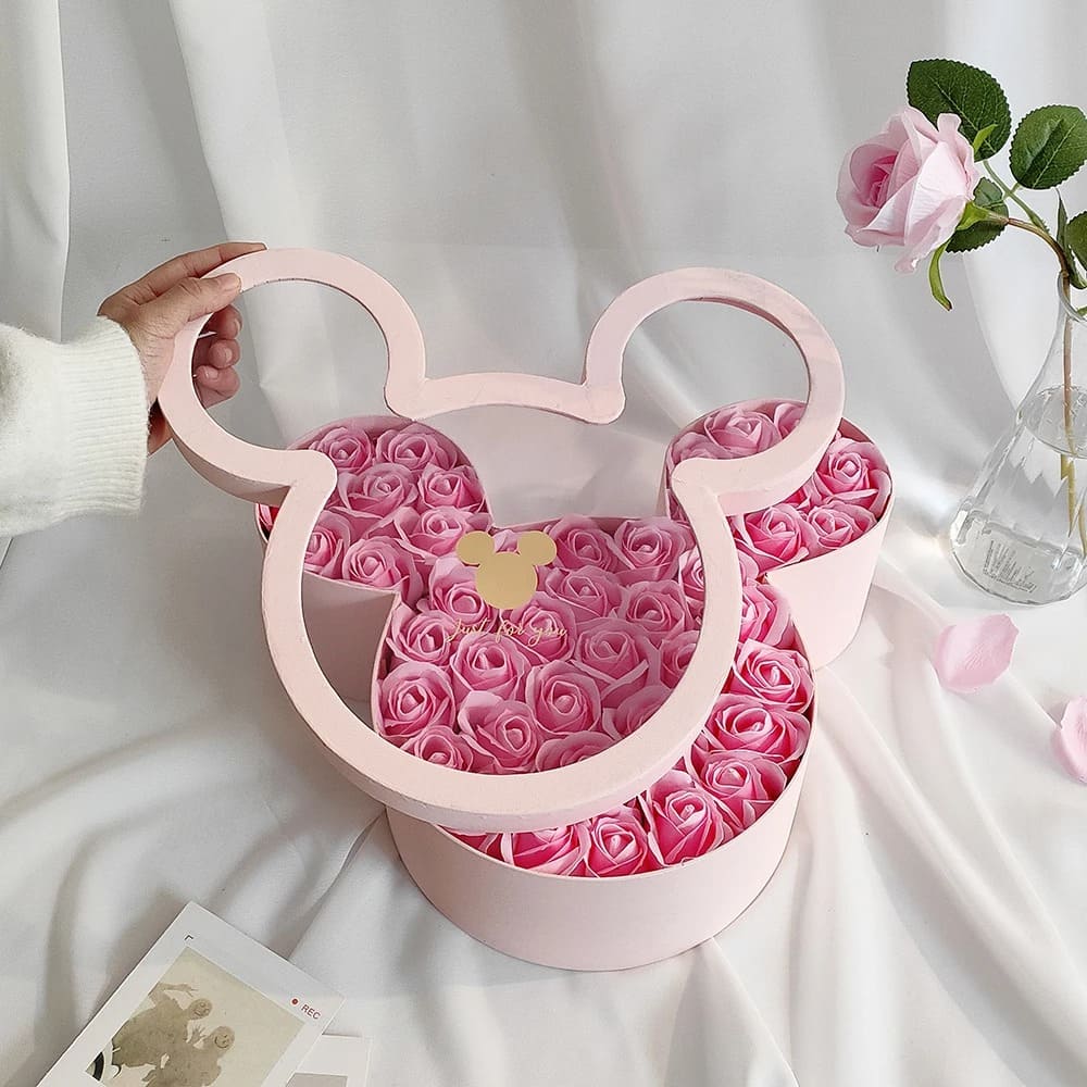 Boîte de Roses Éternelles en Éternium