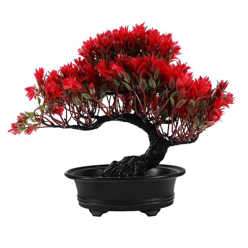 Bonsaï Artificiel Rouge