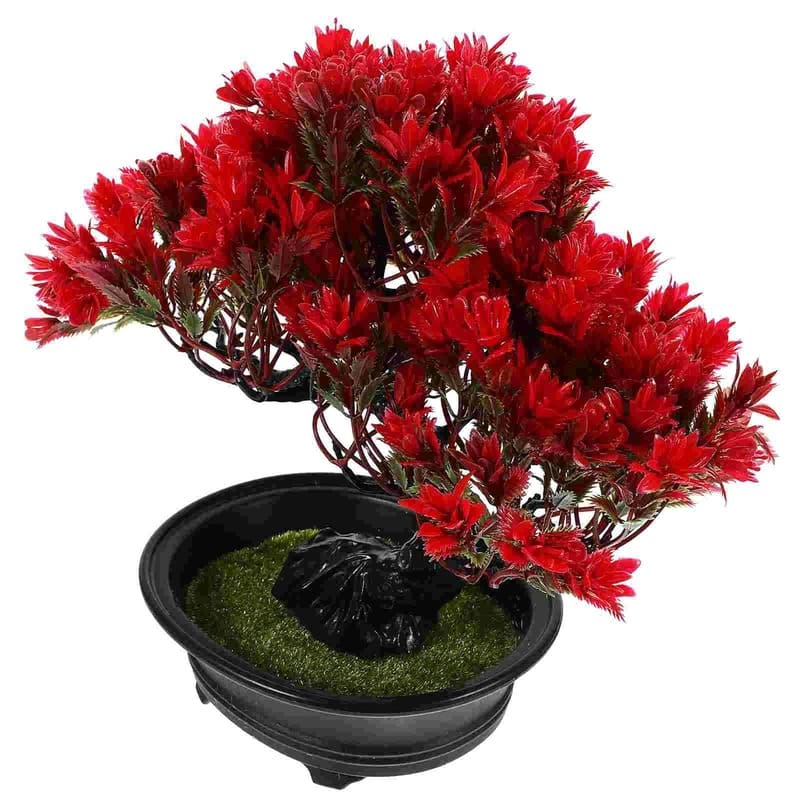 Bonsaï Artificiel Rouge 24cm