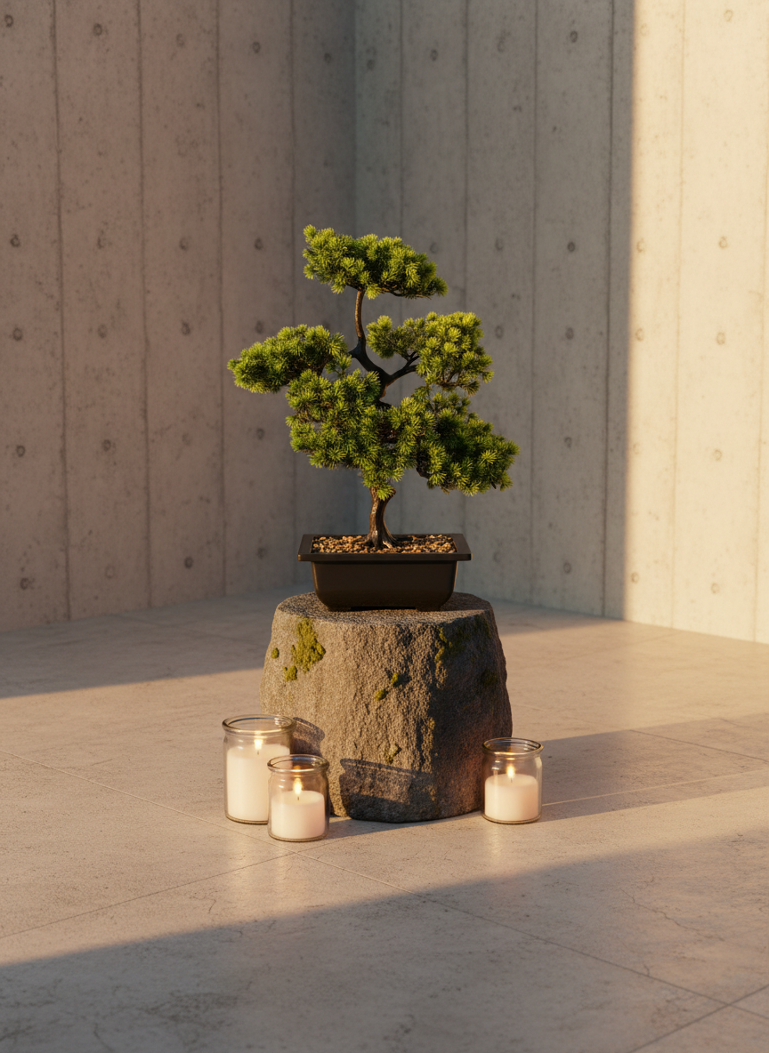 Bonsai Artificiel Conifere 30cm