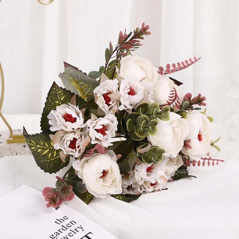 Bouquet de Fleurs Artificielles pour Cimetière