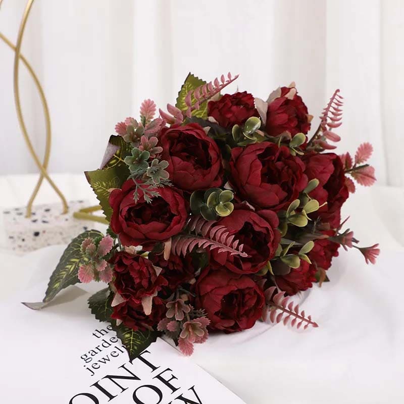 Bouquet de Fleurs Artificielles pour Cimetière