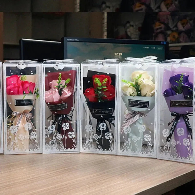 Bouquet Rose Éternelle - Cadeau Fleuri Pour Toujours