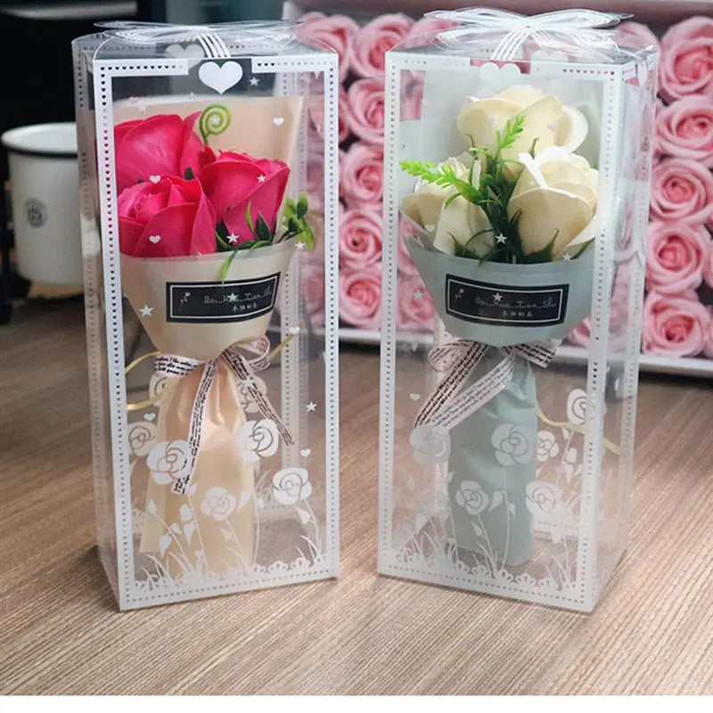 Bouquet Rose Éternelle - Cadeau Fleuri Pour Toujours