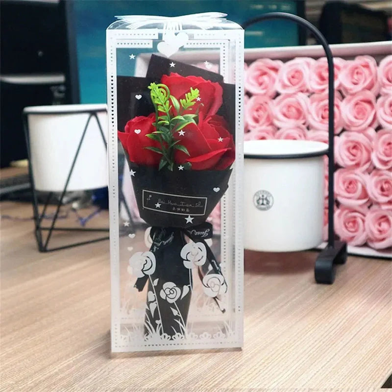 Bouquet Rose Éternelle - Cadeau Fleuri Pour Toujours