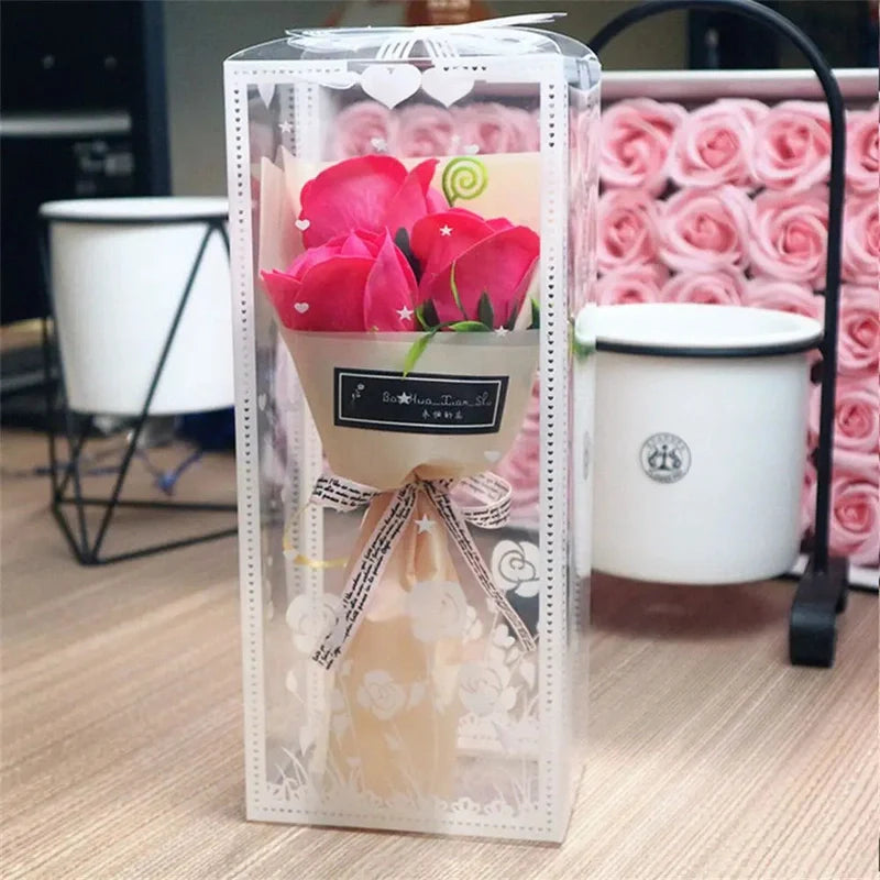 Bouquet Rose Éternelle - Cadeau Fleuri Pour Toujours