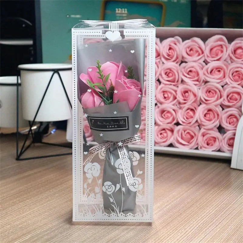 Bouquet Rose Éternelle - Cadeau Fleuri Pour Toujours