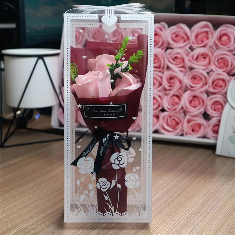 Bouquet Rose Éternelle - Cadeau Fleuri Pour Toujours