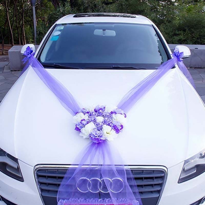 Bouquet Mariage Voiture Décoration
