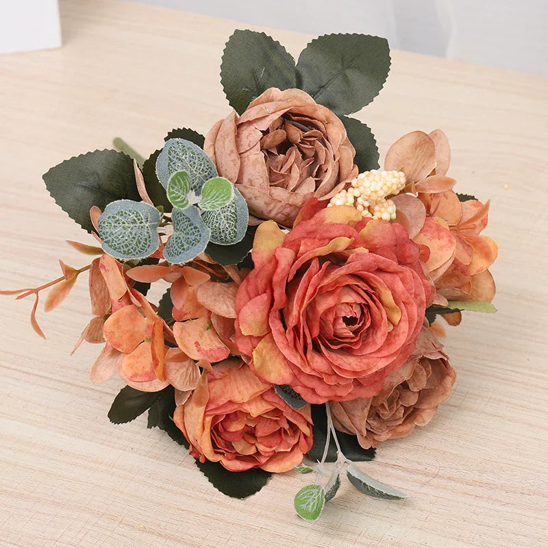 Bouquet de Fleurs Artificielles pour Mariage - Décoration de Table Élégante