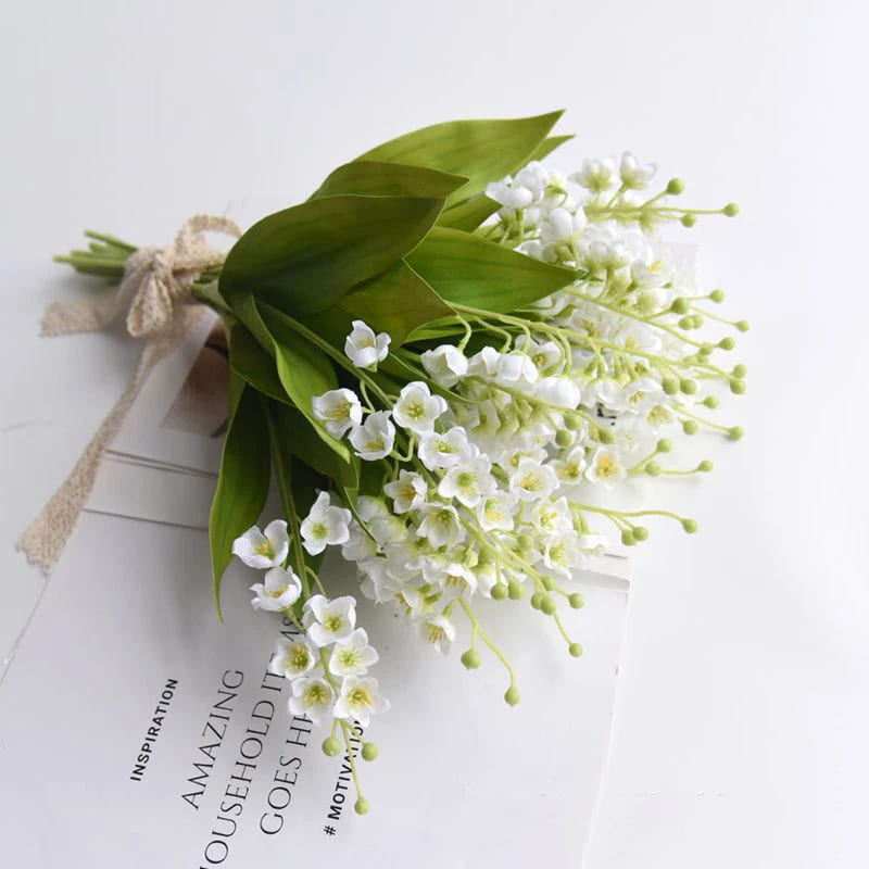 Bouquet de Muguet en Tissu