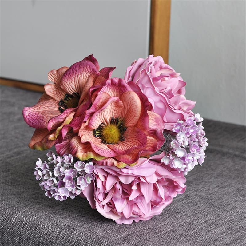 Bouquet de Pivoines et Anémones