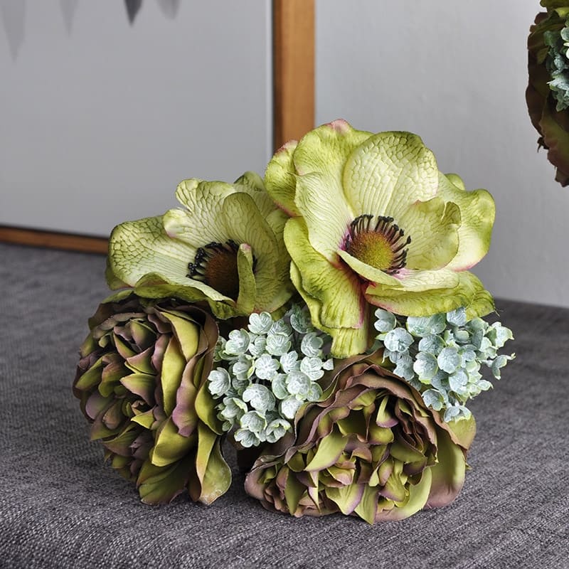 Bouquet de Pivoines et Anémones