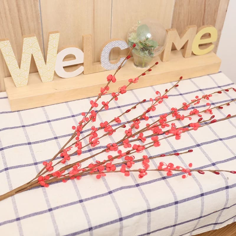Branche de Fleurs en Plastique décorative