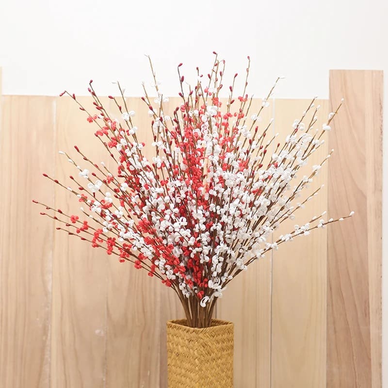 Branche de Fleurs en Plastique décorative