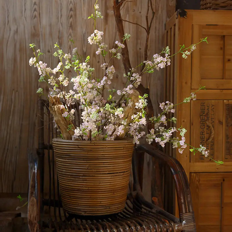 Petites Fleurs Artificielles - Branche Décorative de Haute Qualité
