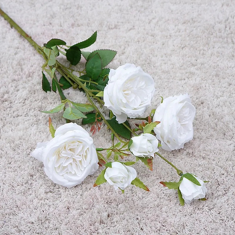 Roses Artificielles Branche Décorative