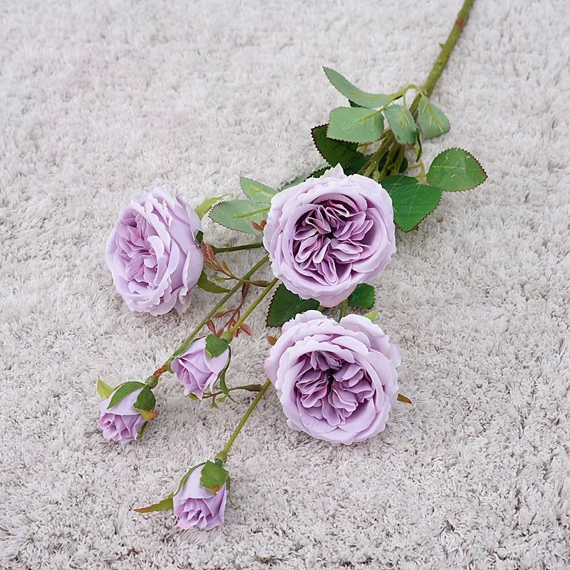 Roses Artificielles Branche Décorative
