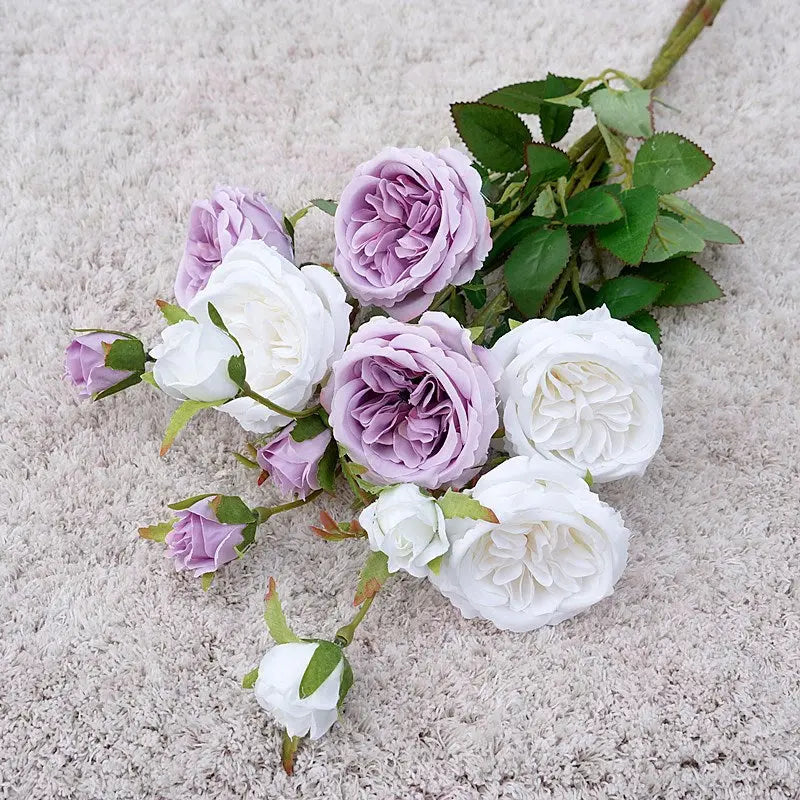 Roses Artificielles Branche Décorative