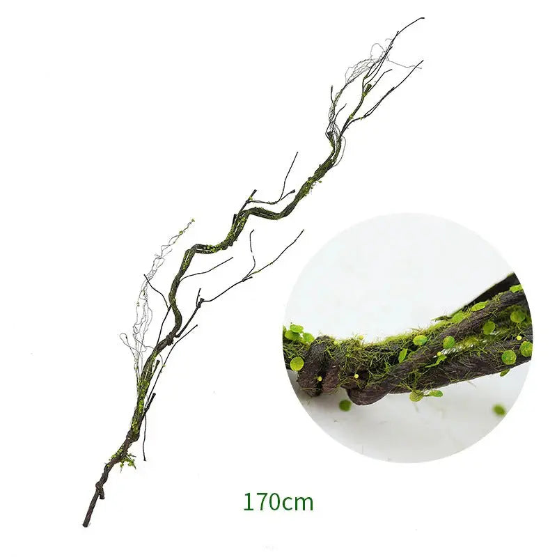 Décoration Murale Branche Artificielle - Vert Menthe