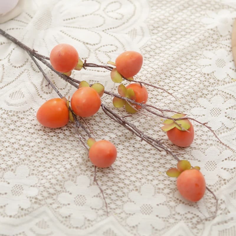 Branche de Fruit Kaki Frais