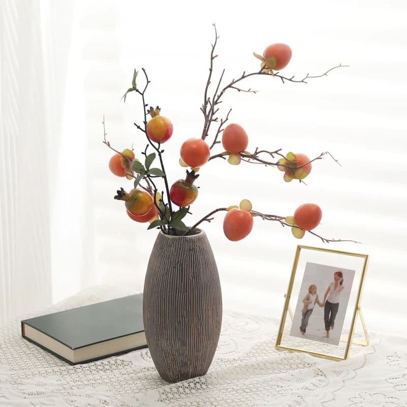 Branche de Fruit Kaki Frais