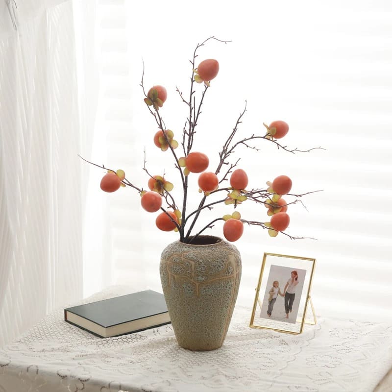 Branche de Fruit Kaki Frais