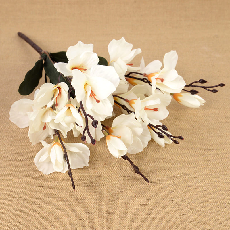 Branche Artificielle de Magnolia Blanc
