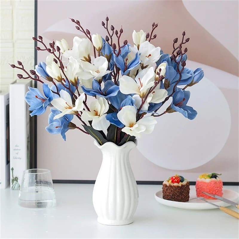 Branche Artificielle de Magnolia Blanc