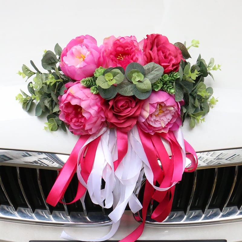 Capot Fleur Voiture Mariage