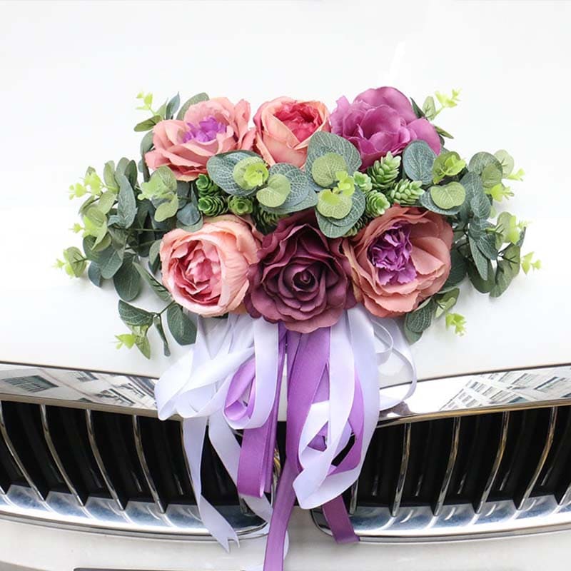 Capot Fleur Voiture Mariage