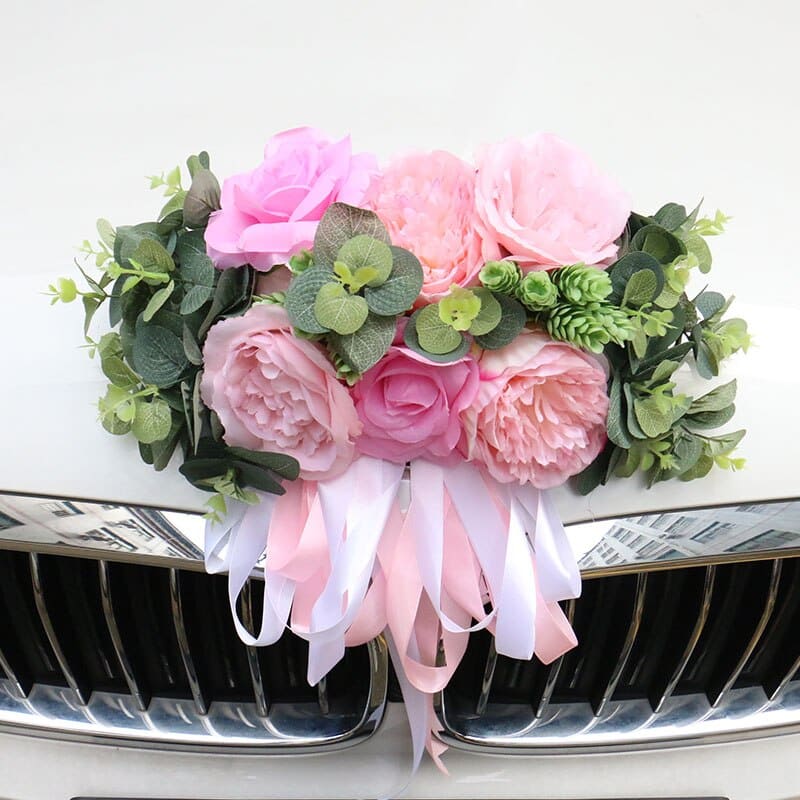 Capot Fleur Voiture Mariage