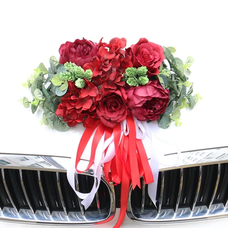 Capot Fleur Voiture Mariage