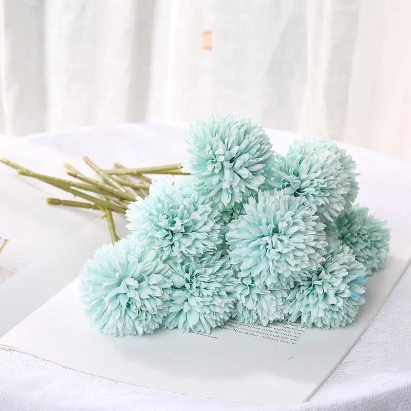Chrysanthème Artificiel Blanc