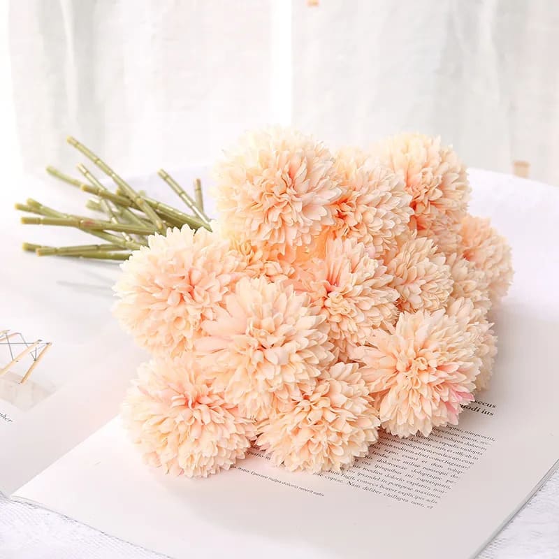 Chrysanthème Artificiel Blanc