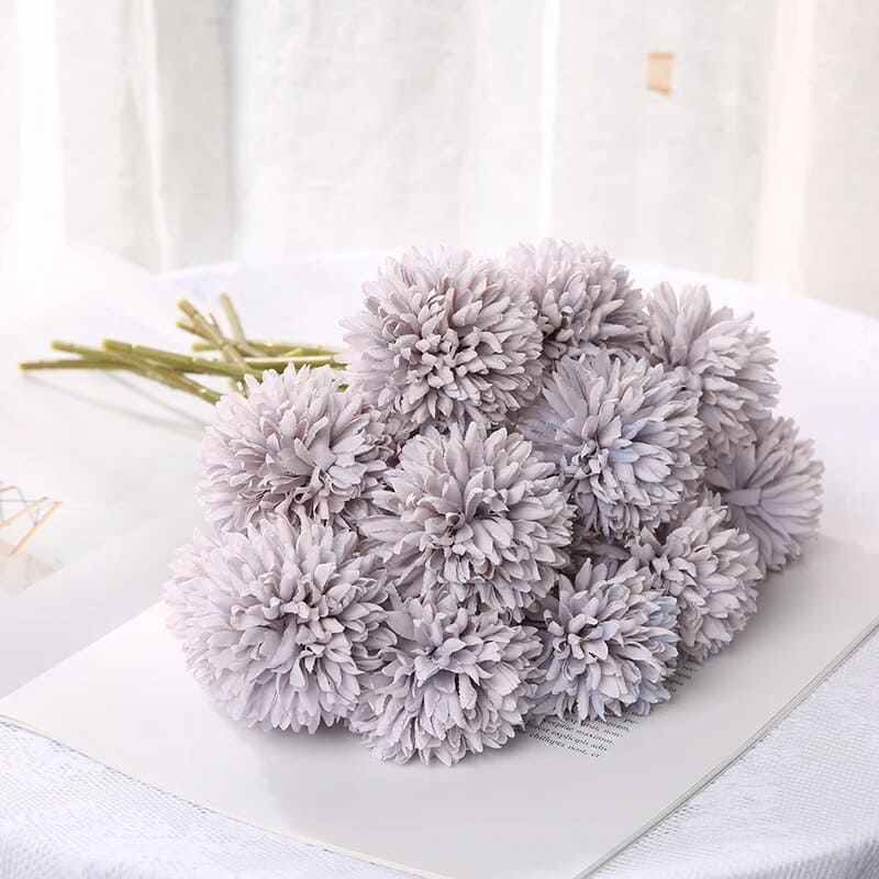 Chrysanthème Artificiel Blanc
