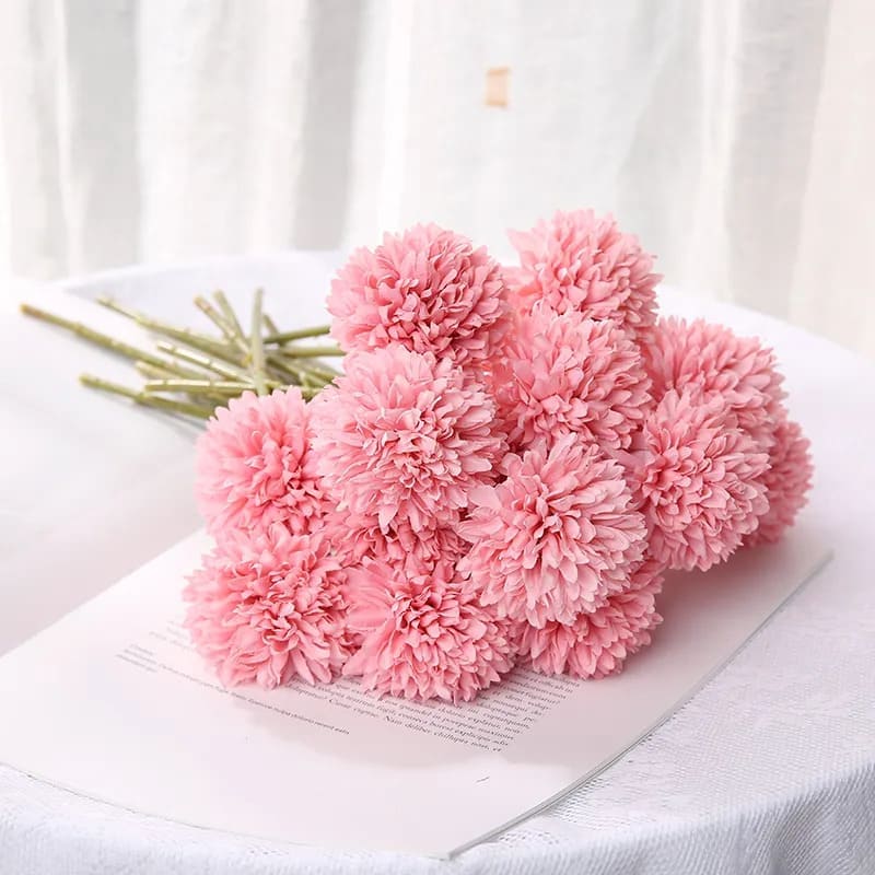 Chrysanthème Artificiel Blanc