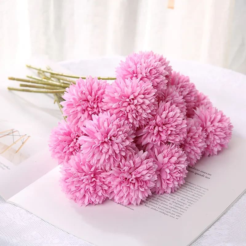 Chrysanthème Artificiel Blanc